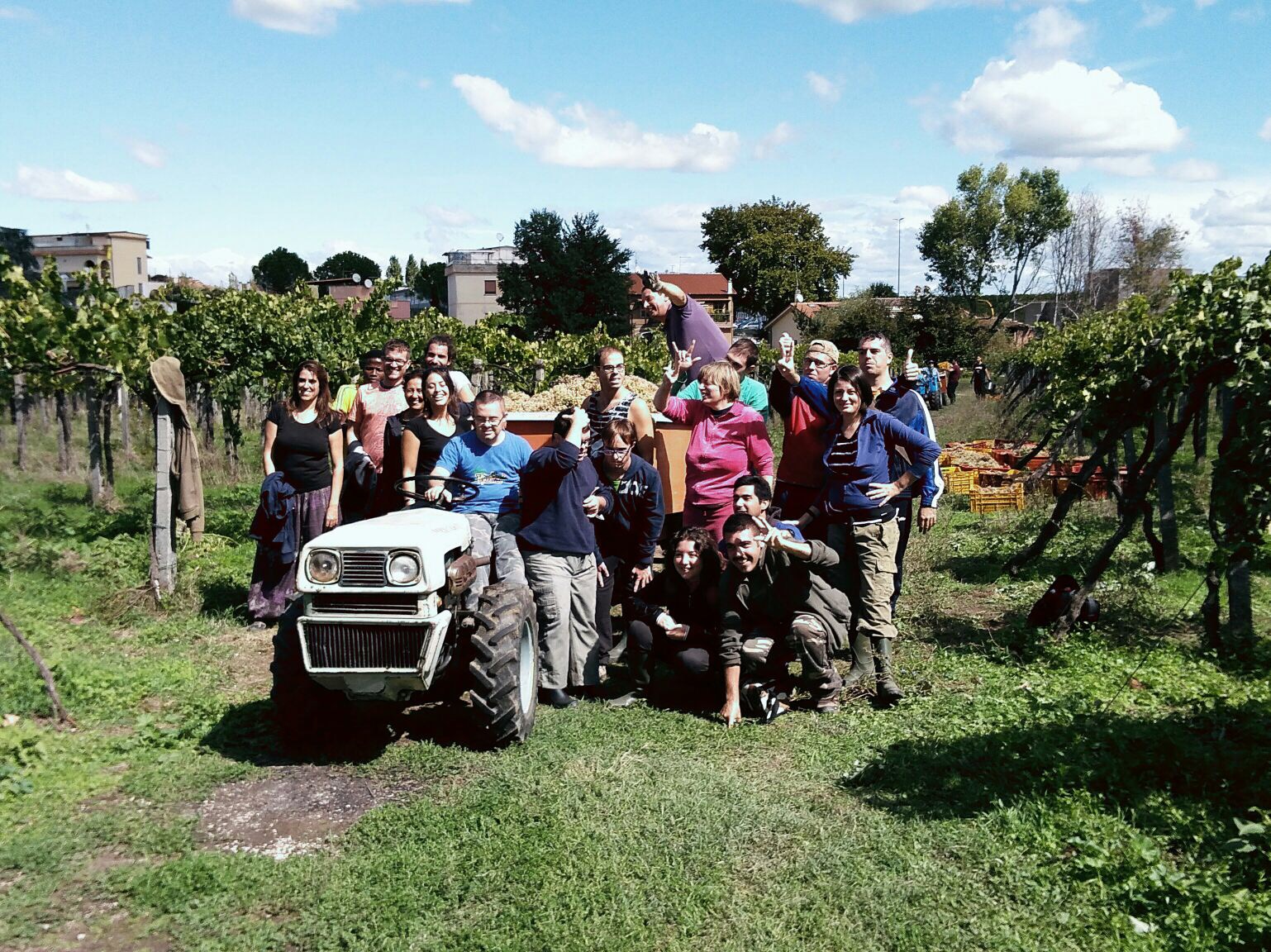 La Comunità di Capodarco vista dall’alto, tra le colline