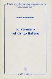LO STRANIERO NEL DIRITTO ITALIANO